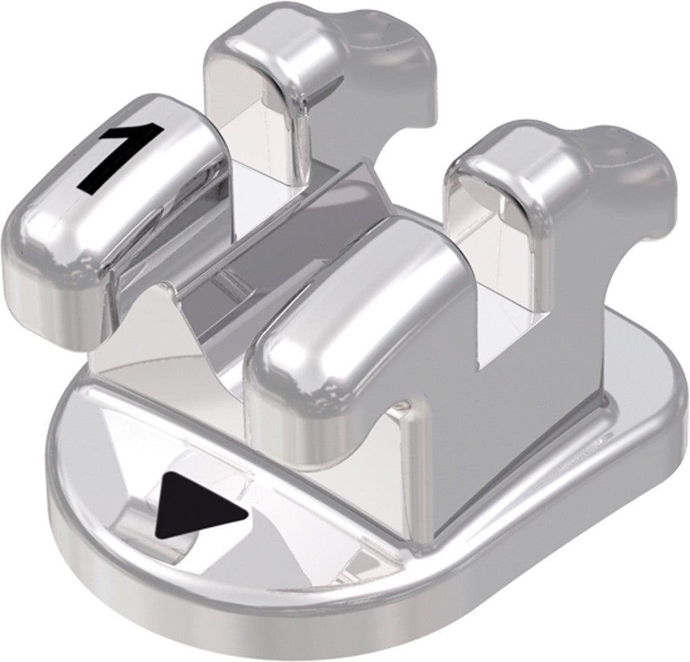 BRACKET METÁLICO DISCOVERY® SMART, −1° TORQUE, 0° ANGULACIÓN PARA DIENTE 41, ROTH .022