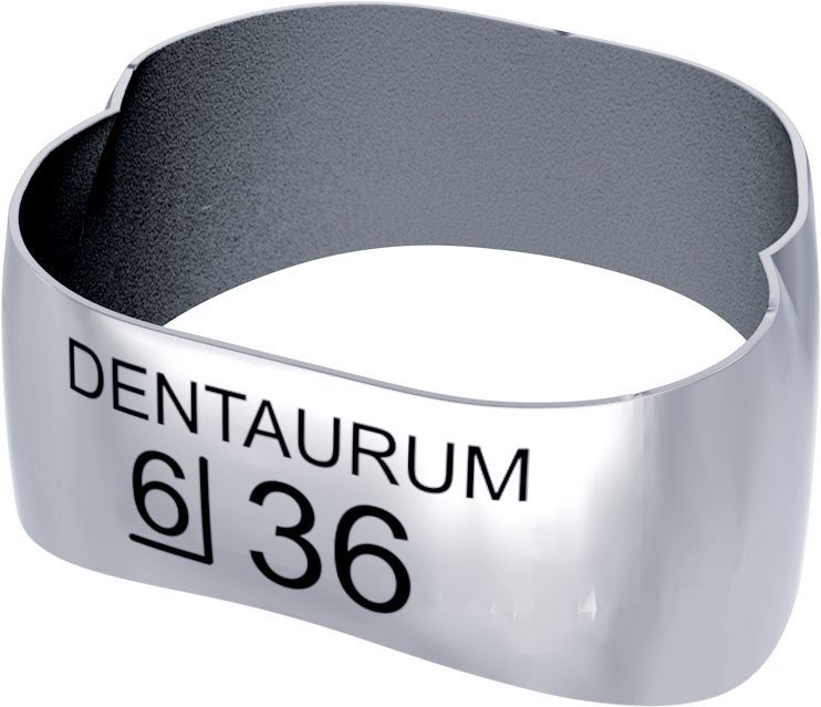 10 BANDAS DENTAFORM PRIMER MOLAR, MAXILAR DERECHA