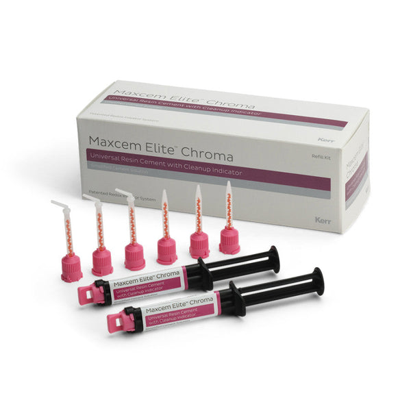 CEMENTO RESINA KIT MAXCEM ELITE CHROMA CLEAR 2 JERINGAS x 5GR