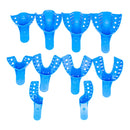 CUBETA PLASTICA SET 10 UN SURTIDA AZUL