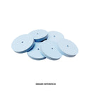 SILICON RUBBER WHEEL BLUE FINE, 100 UDS