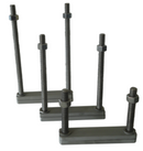 BRIDA DE ACERO INOXIDABLE PARA 3 MUFLAS, TECNODENT