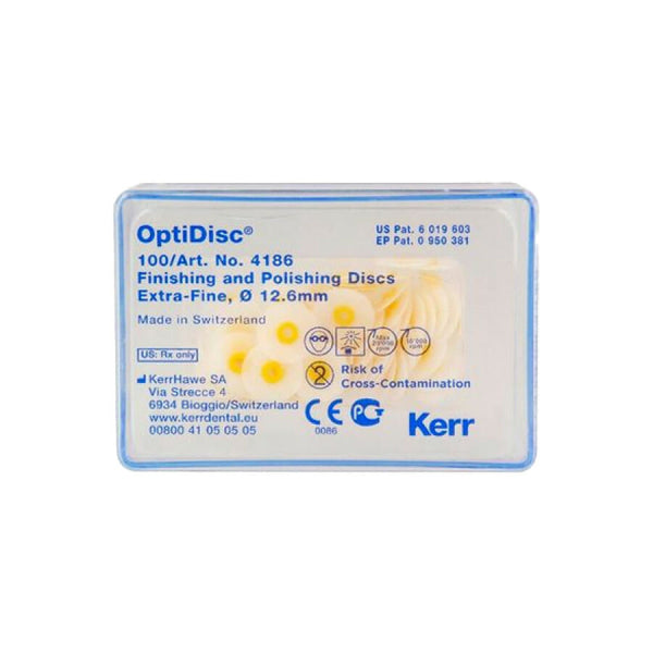 DISCO PULIDO OPTIDISC GRANO FINO 12.6MM 100 UNID