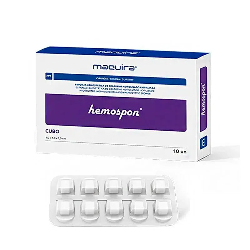 GELITA HEMOSPON 10 UNIDADES MAQUIRA