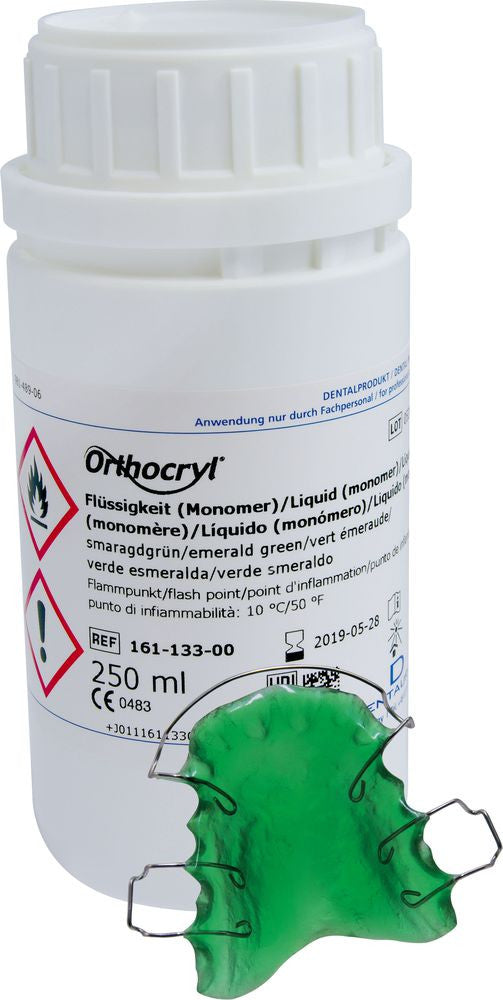 Monómero Orthocryl®, verde esmeralda