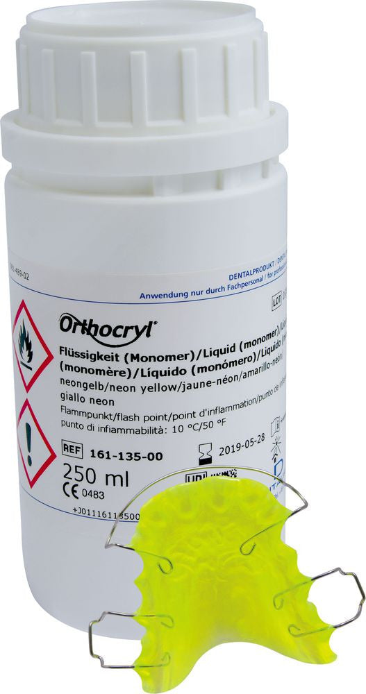 Monómero Orthocryl, amarillo-neón